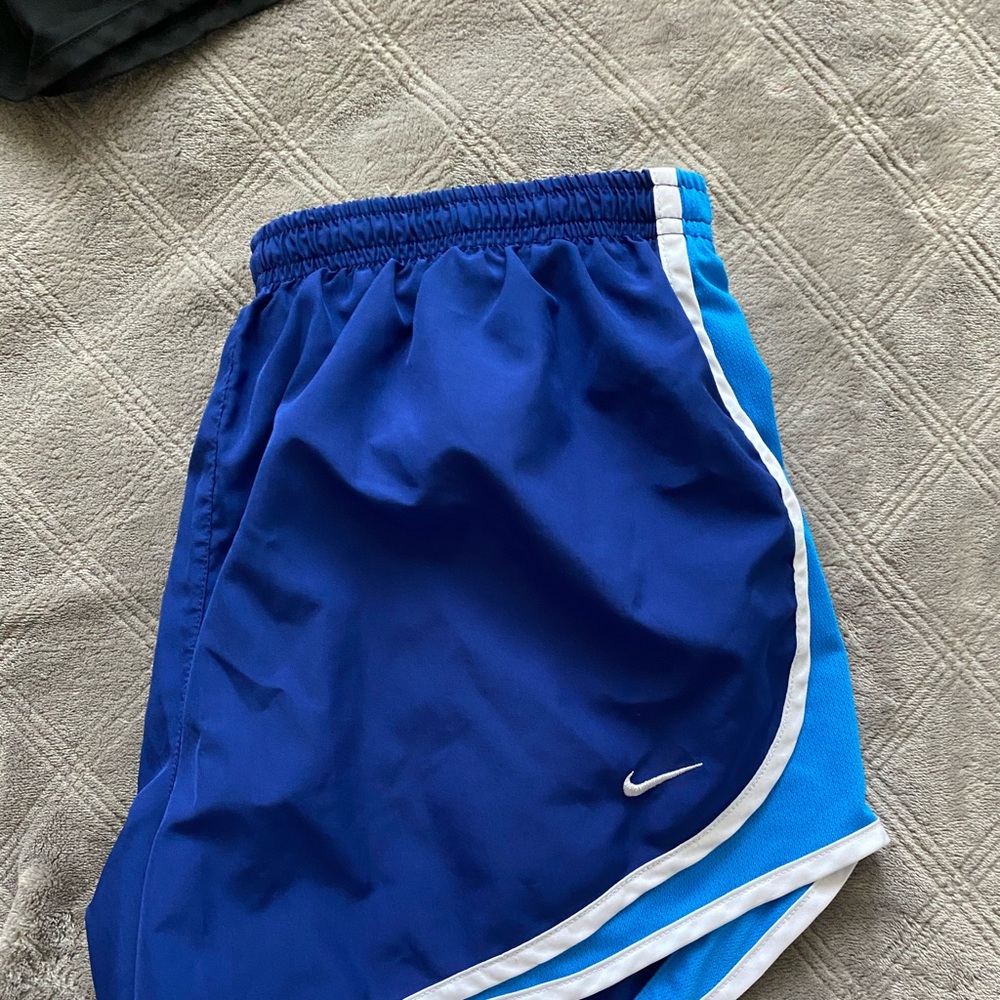 blue nike shorts